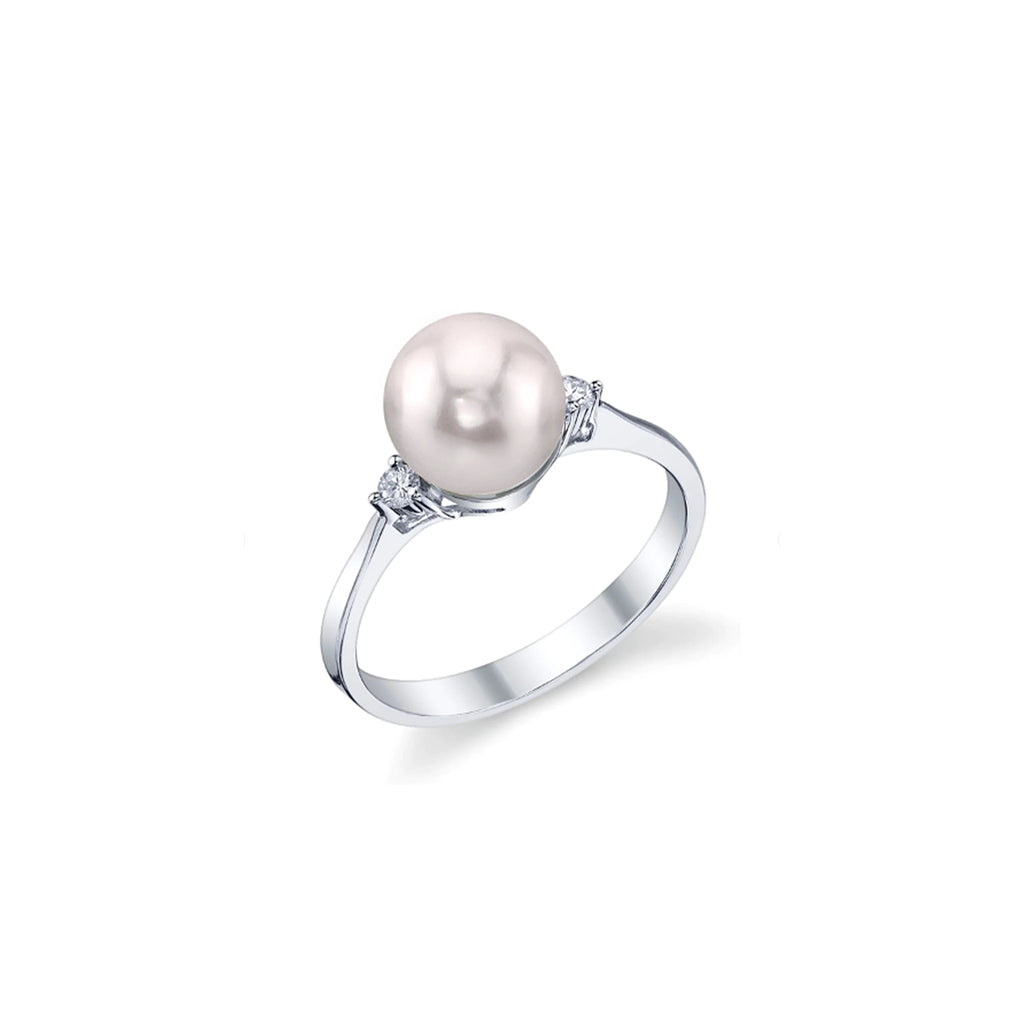 Resilience Pearl Ring in Sterling Silver