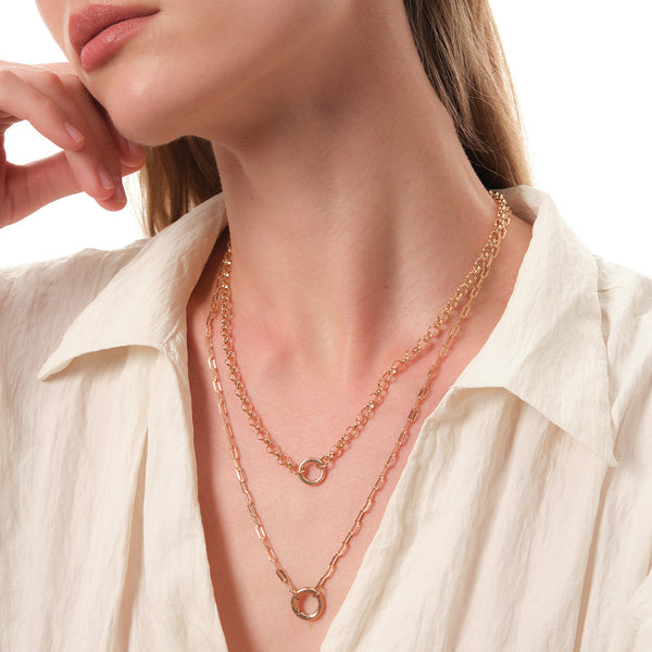 Hope Open Belcher Chain in 14kt Gold Over Sterling Silver