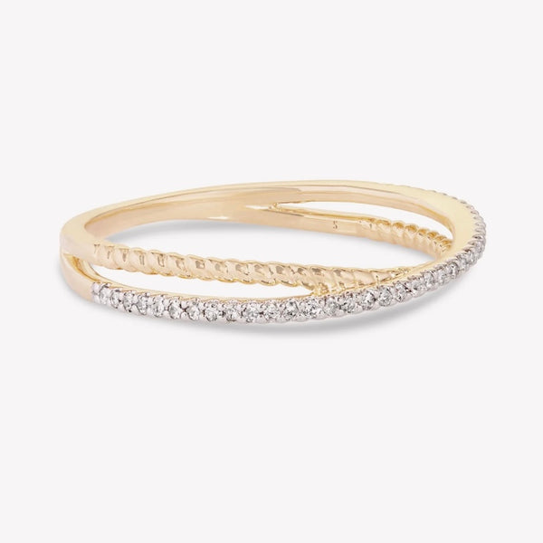 Gemini Crossover Pave Band