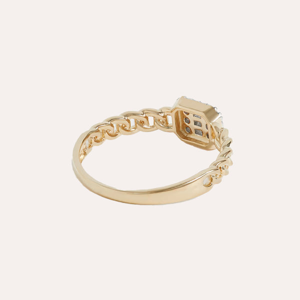 Ingenious Ring in 14kt Gold Over Sterling Silver
