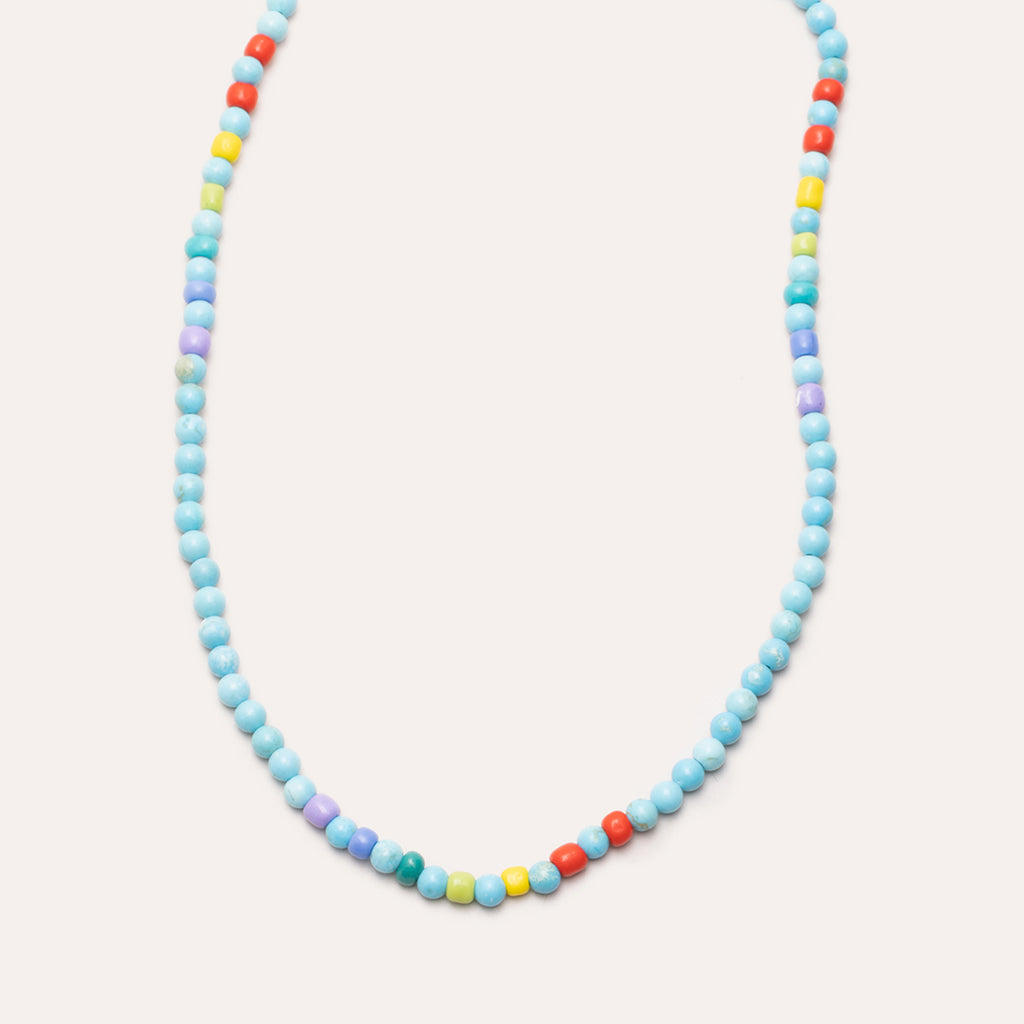 Sicily Turquoise Beaded Necklace