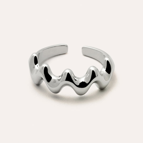 Wave Open Ring