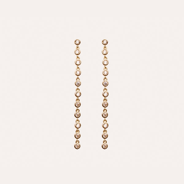 Chandelier Earrings in 14kt Gold Over Sterling Silver