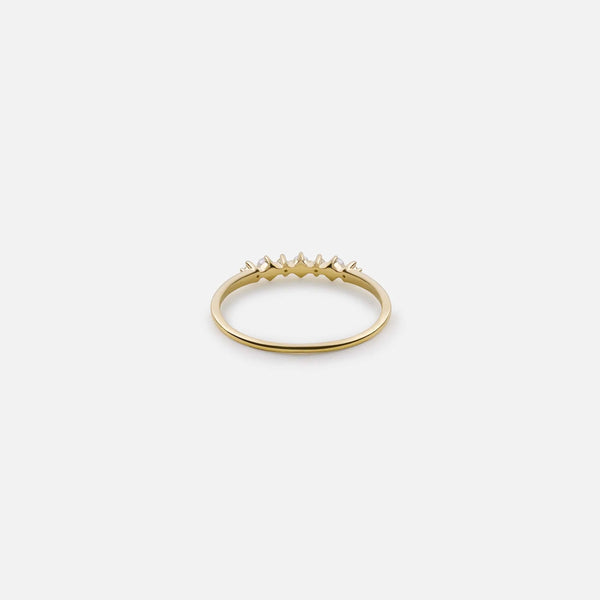 Shiny Pearl Ring in 14kt Gold Over Sterling Silver