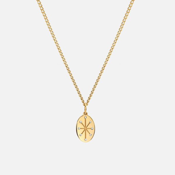 Dazzling Necklace in 14kt Gold Over Sterling Silver