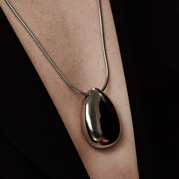 Mirror Whisper Necklace in Sterling Silver