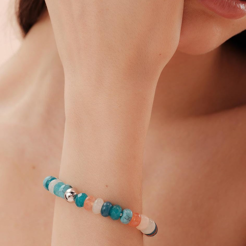 Garden Turquoise Beaded Bracelet - JOOPITA